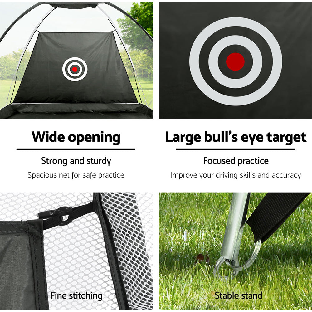 3M Golf Practice Net Tent Portable Training Aid Driving Target Mat Soccer