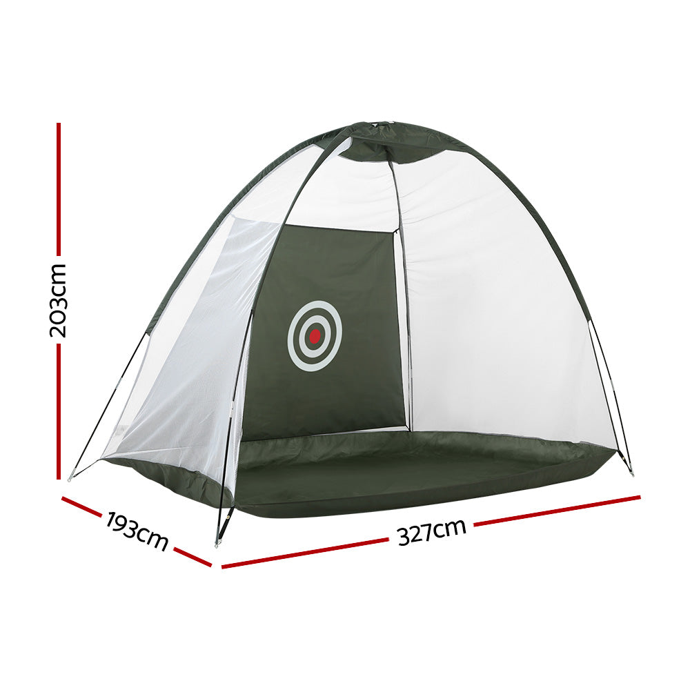 3M Golf Practice Net Portable Training Aid Driving Target Tent Green, Green colour
