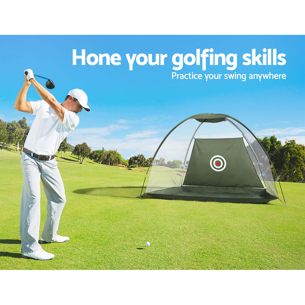 Green colour - 3M Golf Practice Net Portable Training Aid Driving Target Tent Green