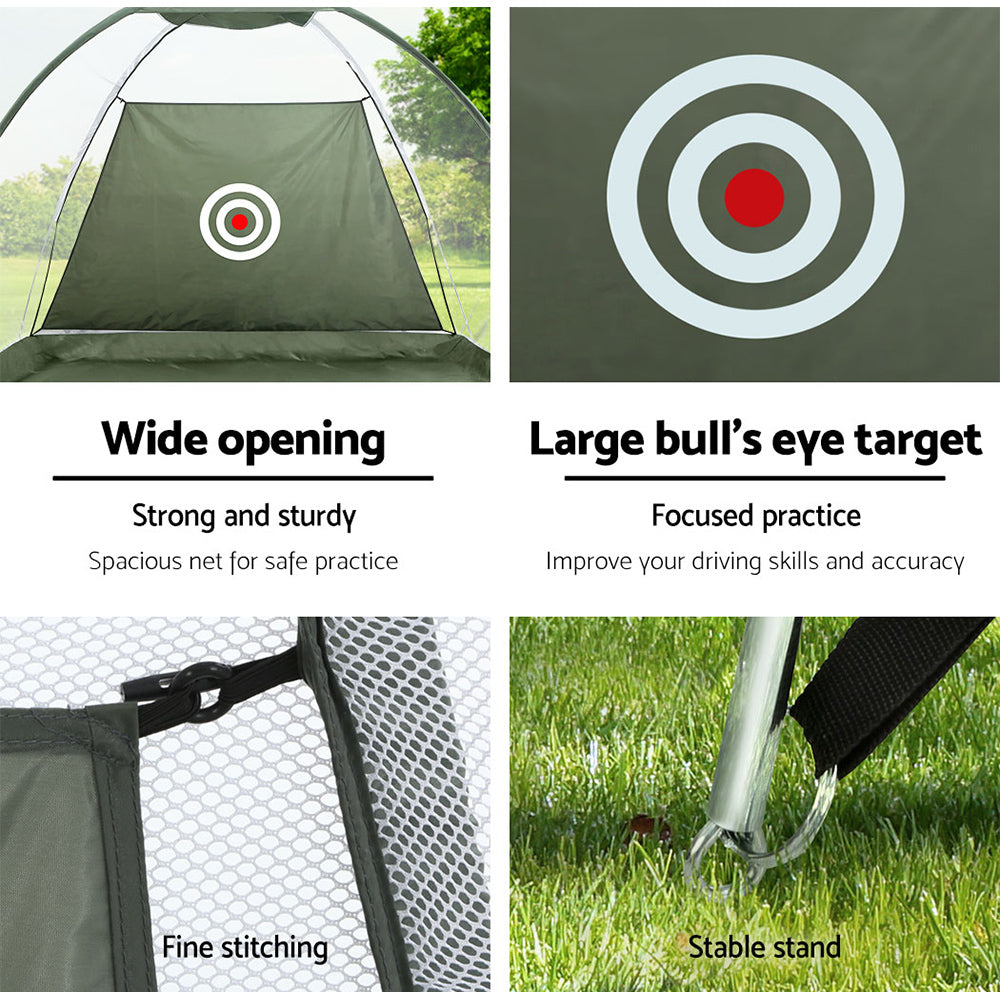 3M Golf Practice Net Portable Training Aid Driving Target Tent Green | Golf Training Aids
