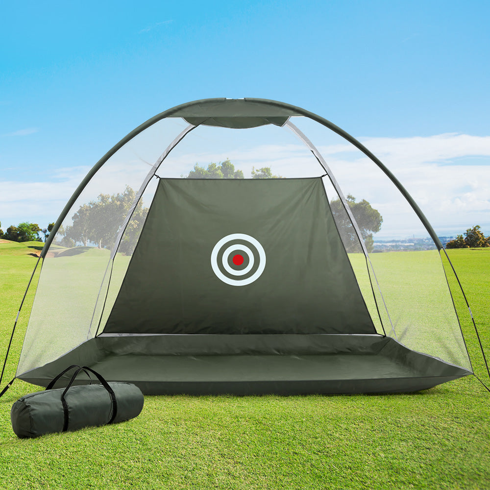 3M Golf Practice Net Portable Training Aid Driving Target Tent Green | Green colour