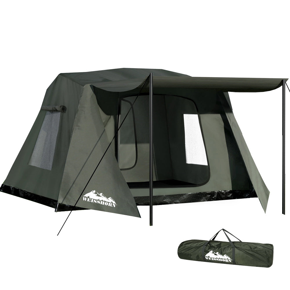 Camping Tent 2-3 Person Outdoor Hiking Shelter Waterproof UV Protected Weisshorn Green