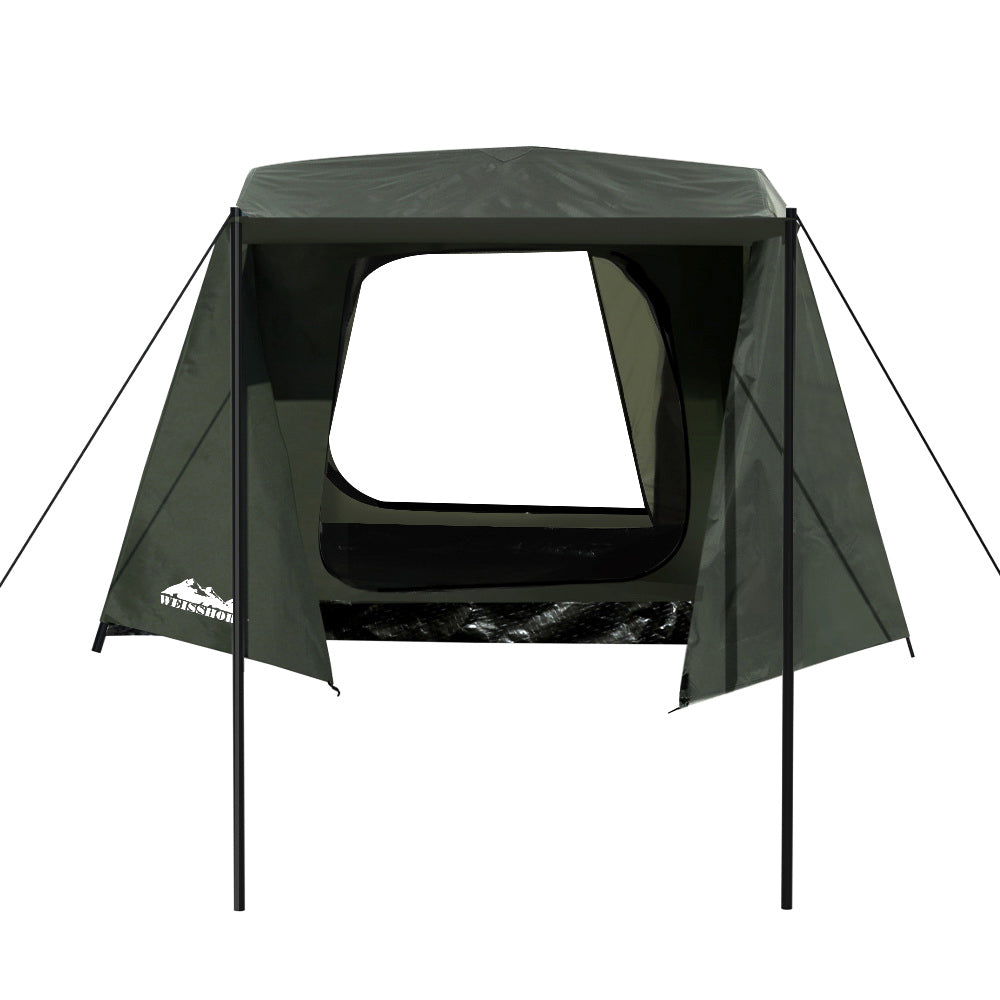 Camping Tent 2-3 Person Outdoor Hiking Shelter Waterproof UV Protected Weisshorn Green