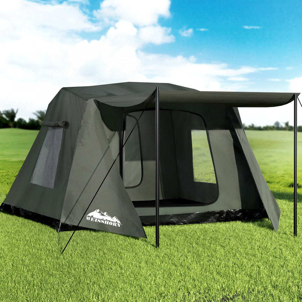 Camping Tent 2-3 Person Outdoor Hiking Shelter Waterproof UV Protected Weisshorn Green