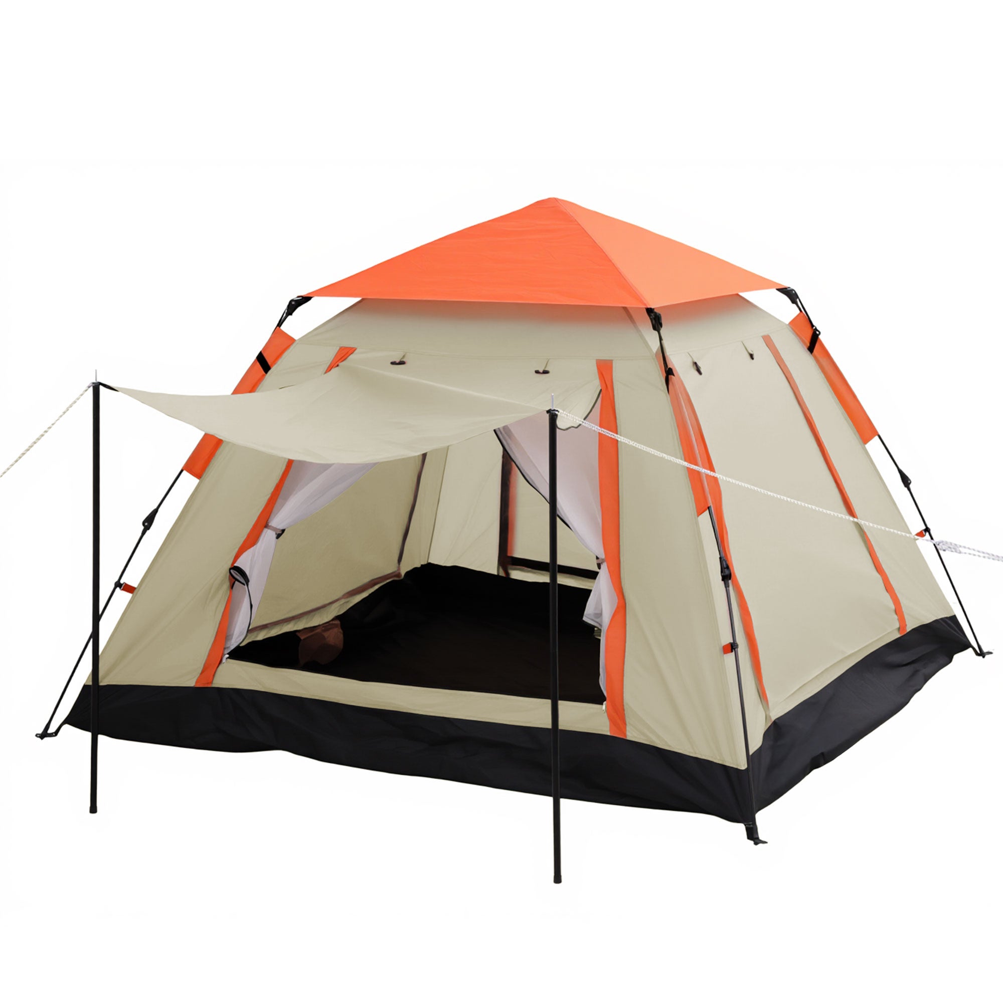 Pop Up Camping Tent 3-4 Person Instant Setup Waterproof Outdoor