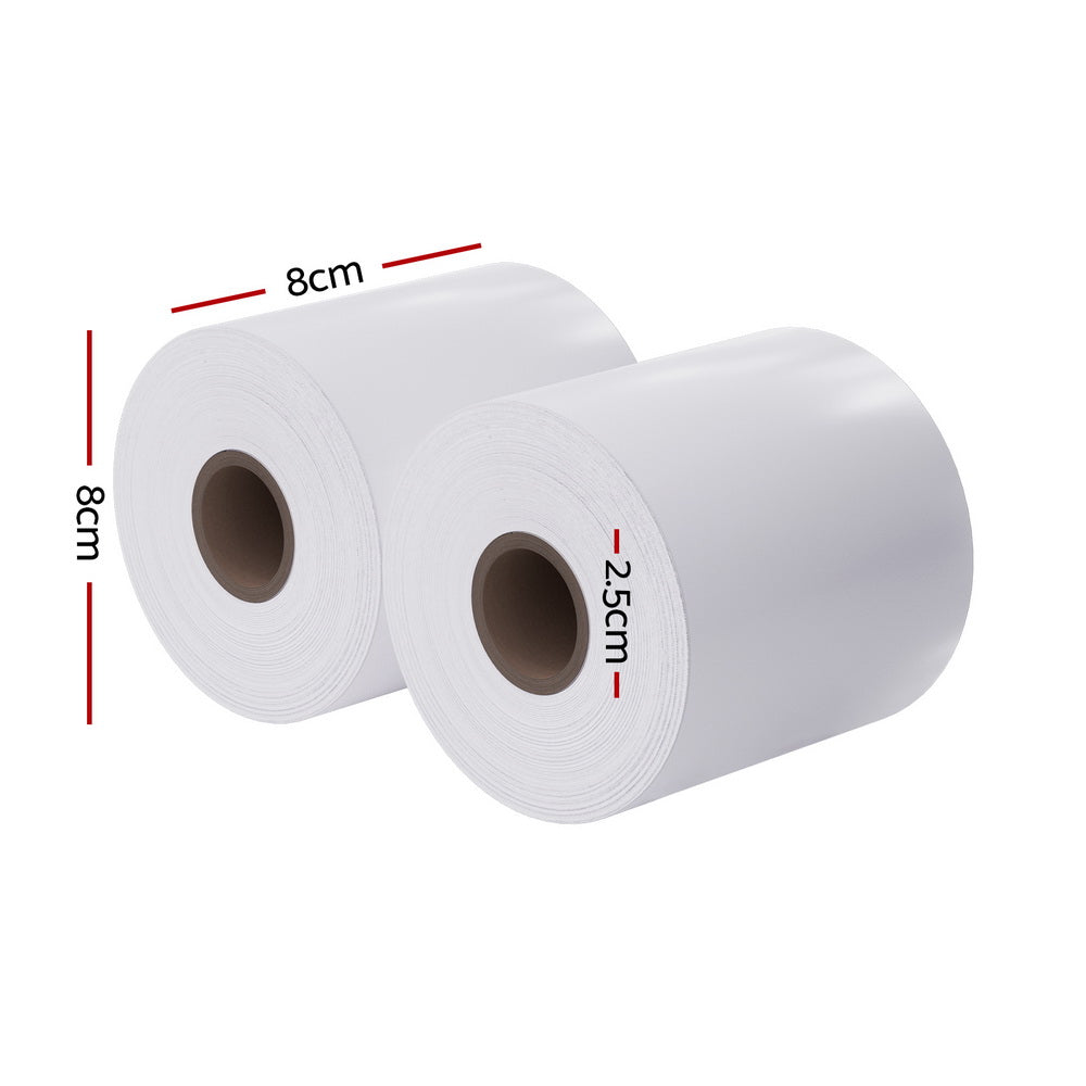 50 Rolls Thermal Label Printer Paper - POS Receipt, Labels