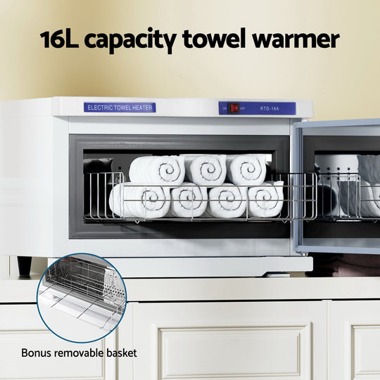 16L/23L/32L Towel Warmer UV Sterilizer Heater Cabinet