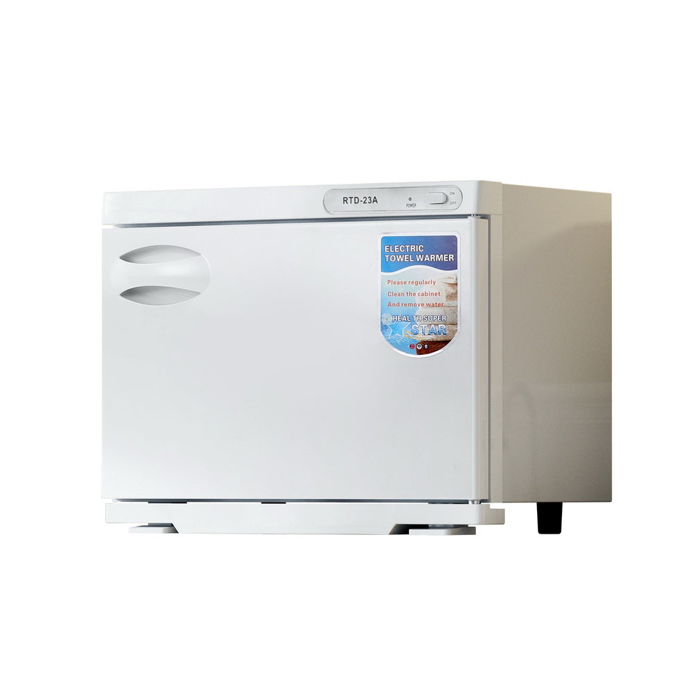 16L/23L/32L Towel Warmer UV Sterilizer Heater Cabinet Beauty Salon White