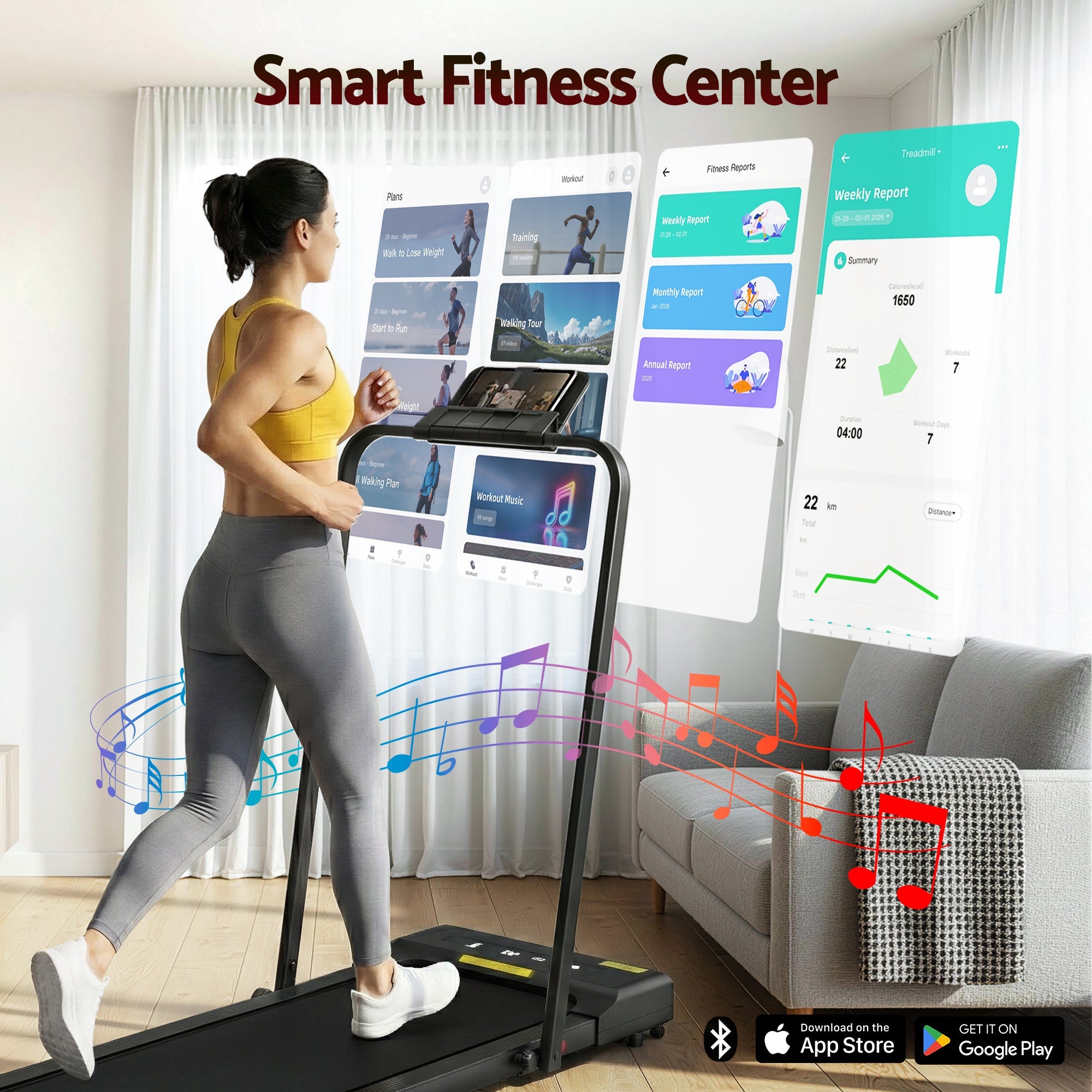 Treadmill Electric Walking