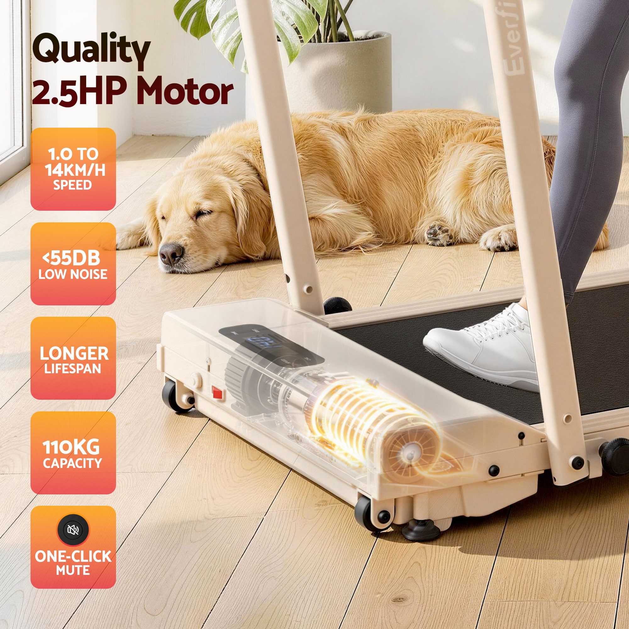 3-in-1 Walking Pad Treadmill 12% Incline Foldable | Simplede