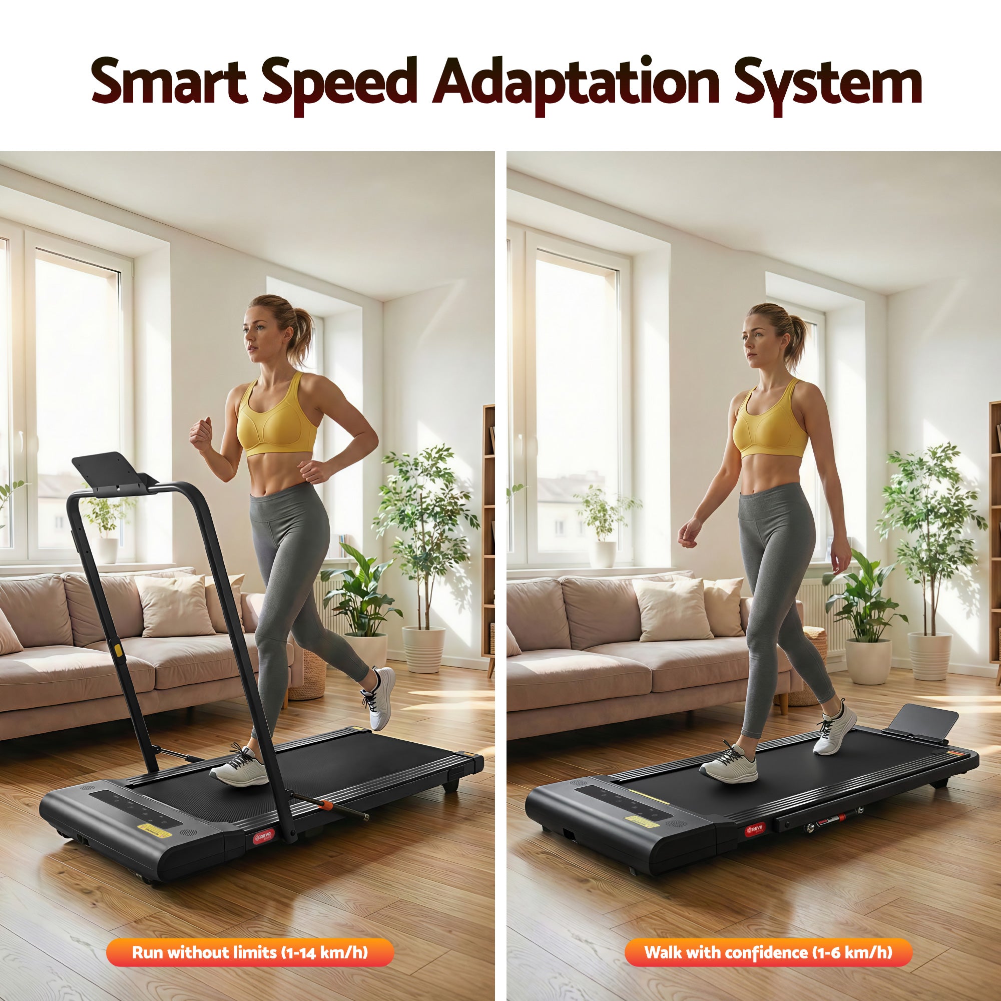 Electric Walking Pad Treadmill Under Desk 400mm