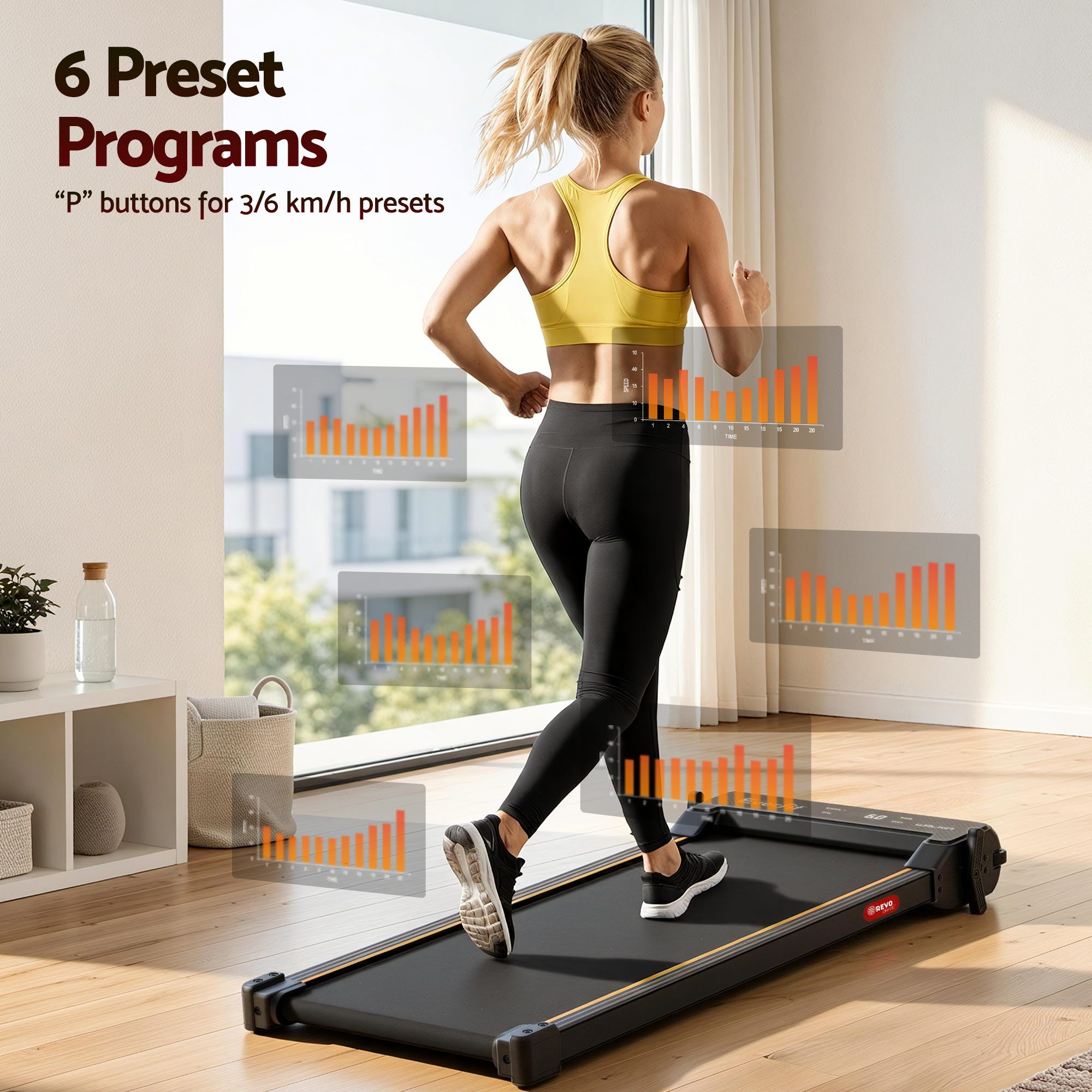 2-in-1 Walking Pad Treadmill Foot Massage | Simpledeals