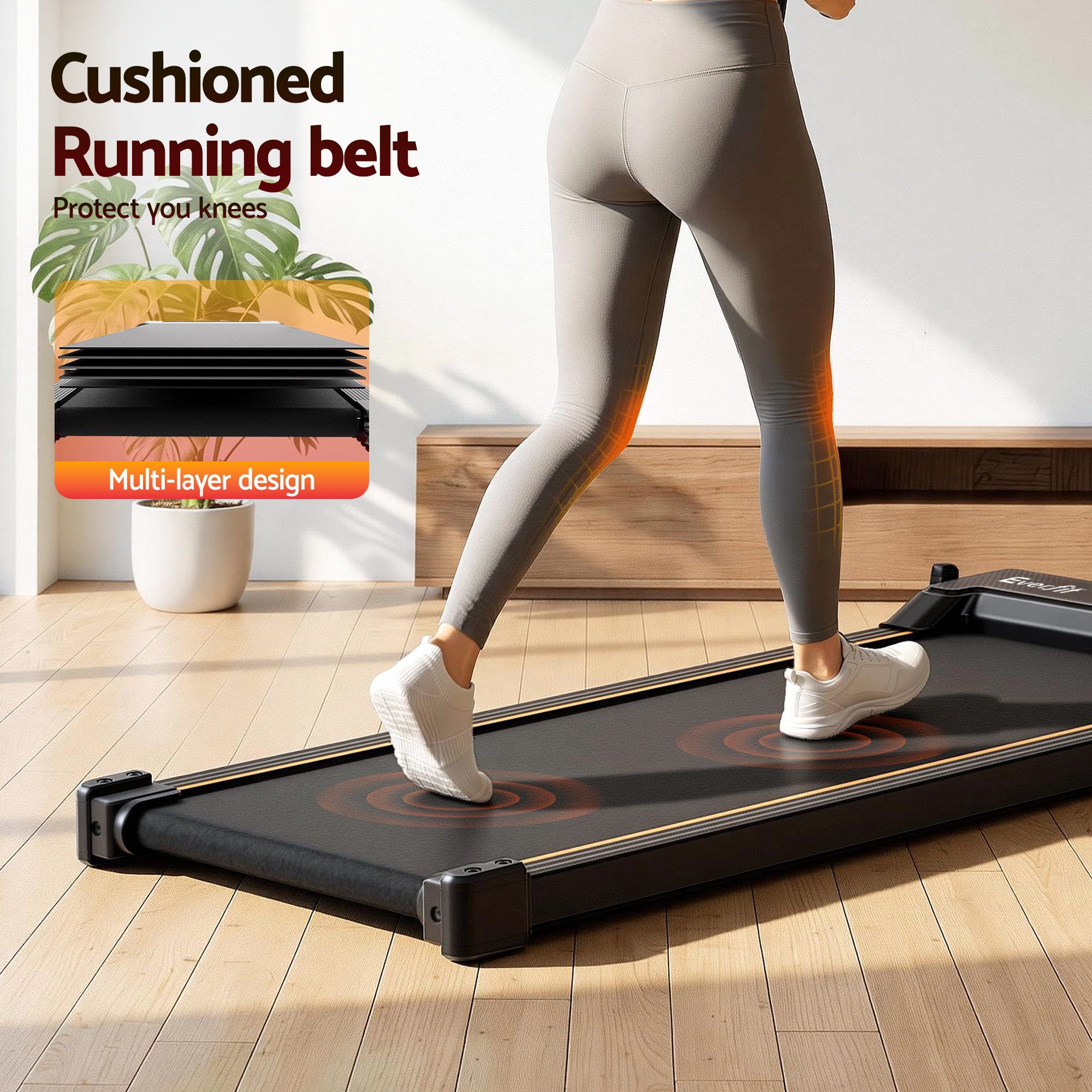 2-in-1 Walking Pad Treadmill Foot Massage | Simpledeals