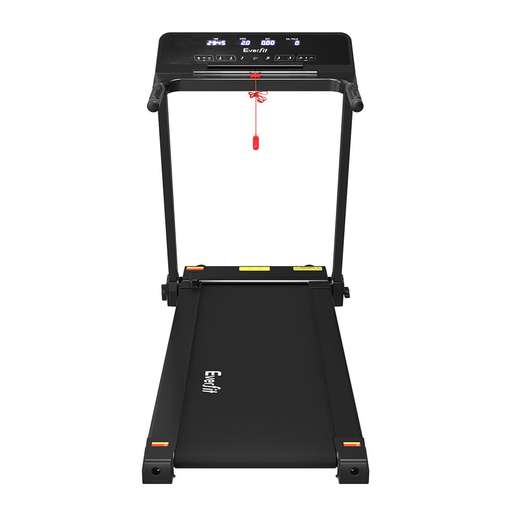 Treadmill Electric Home Gym Fitness Exercise Knob Foldable 420Mm Black