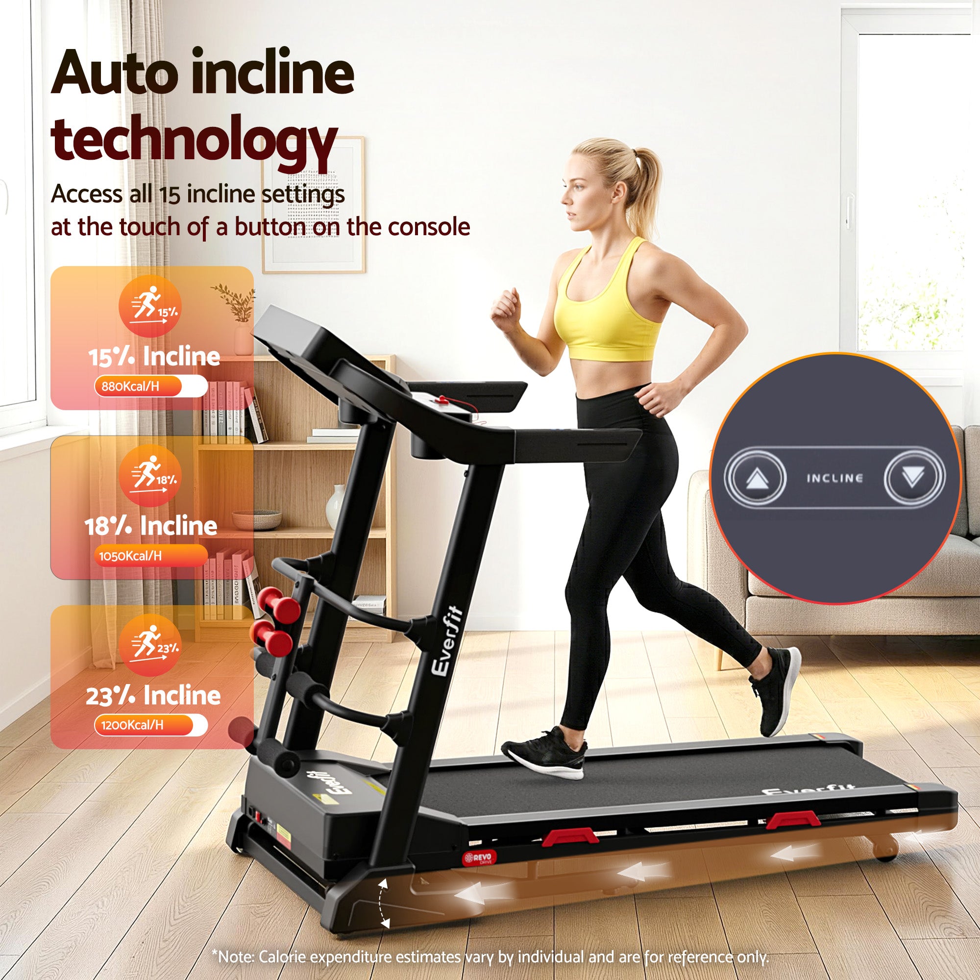 Modern Electric Treadmill with Sit-Up Bar