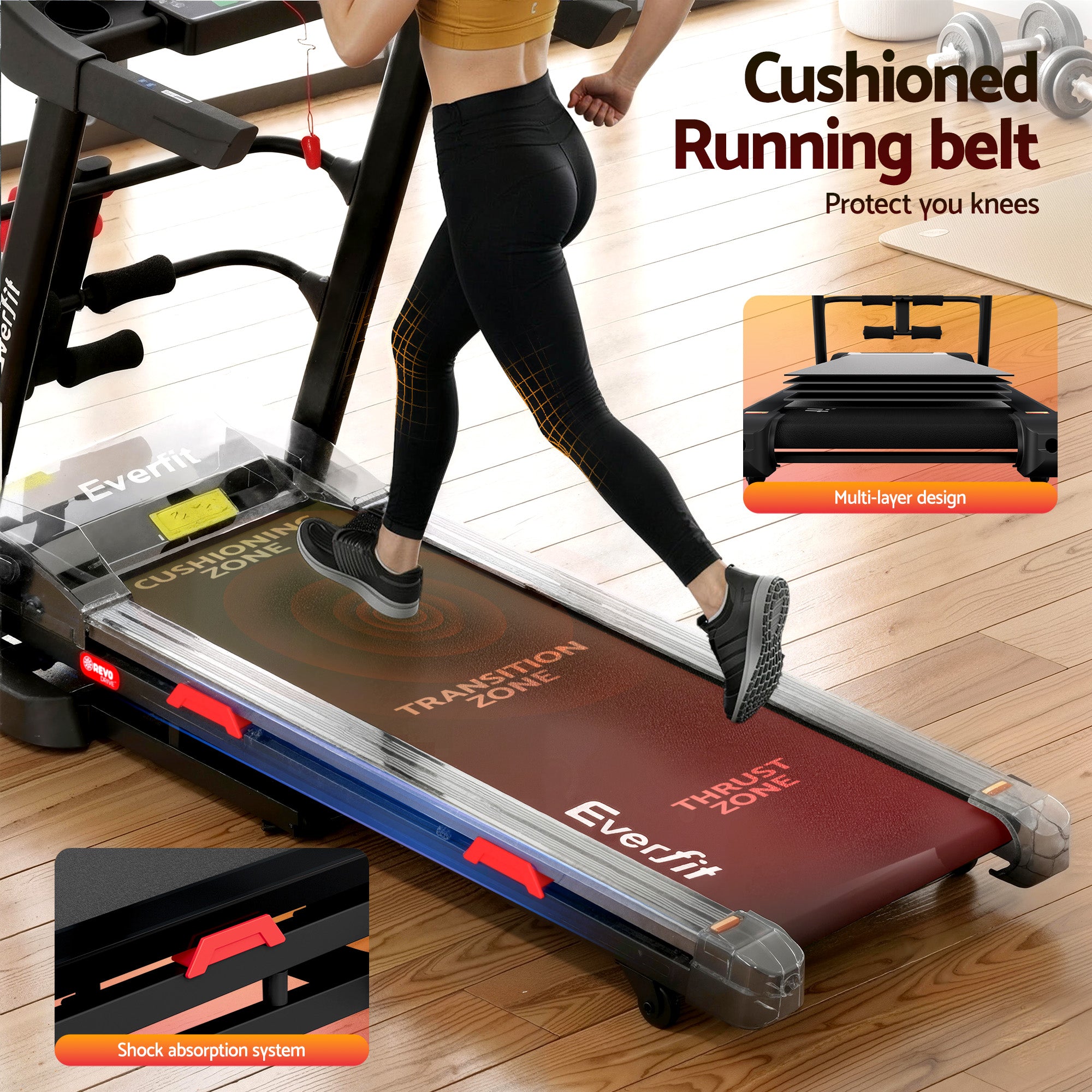 Modern Electric Treadmill with Sit-Up Bar