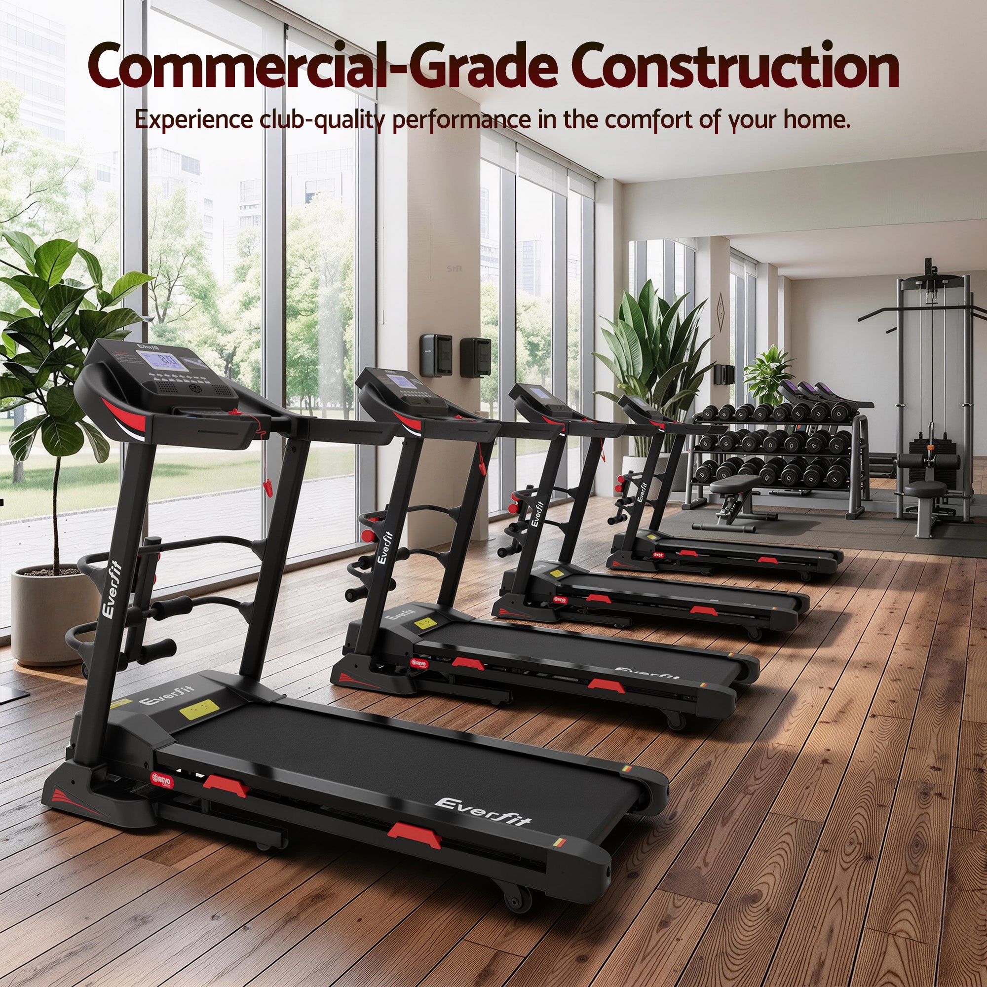 Modern Electric Treadmill with Sit-Up Bar