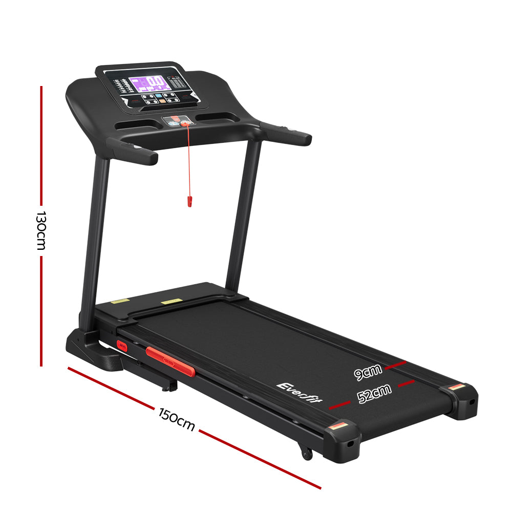 Electric Auto Incline Treadmill 520mm Home Gym Machine