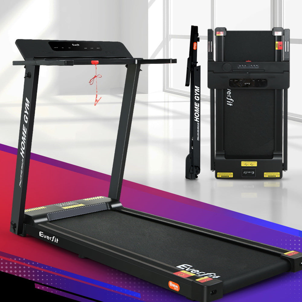 450Mm - Treadmill Electric Home Gym Fitness Exercise Fully Foldable 450Mm Black