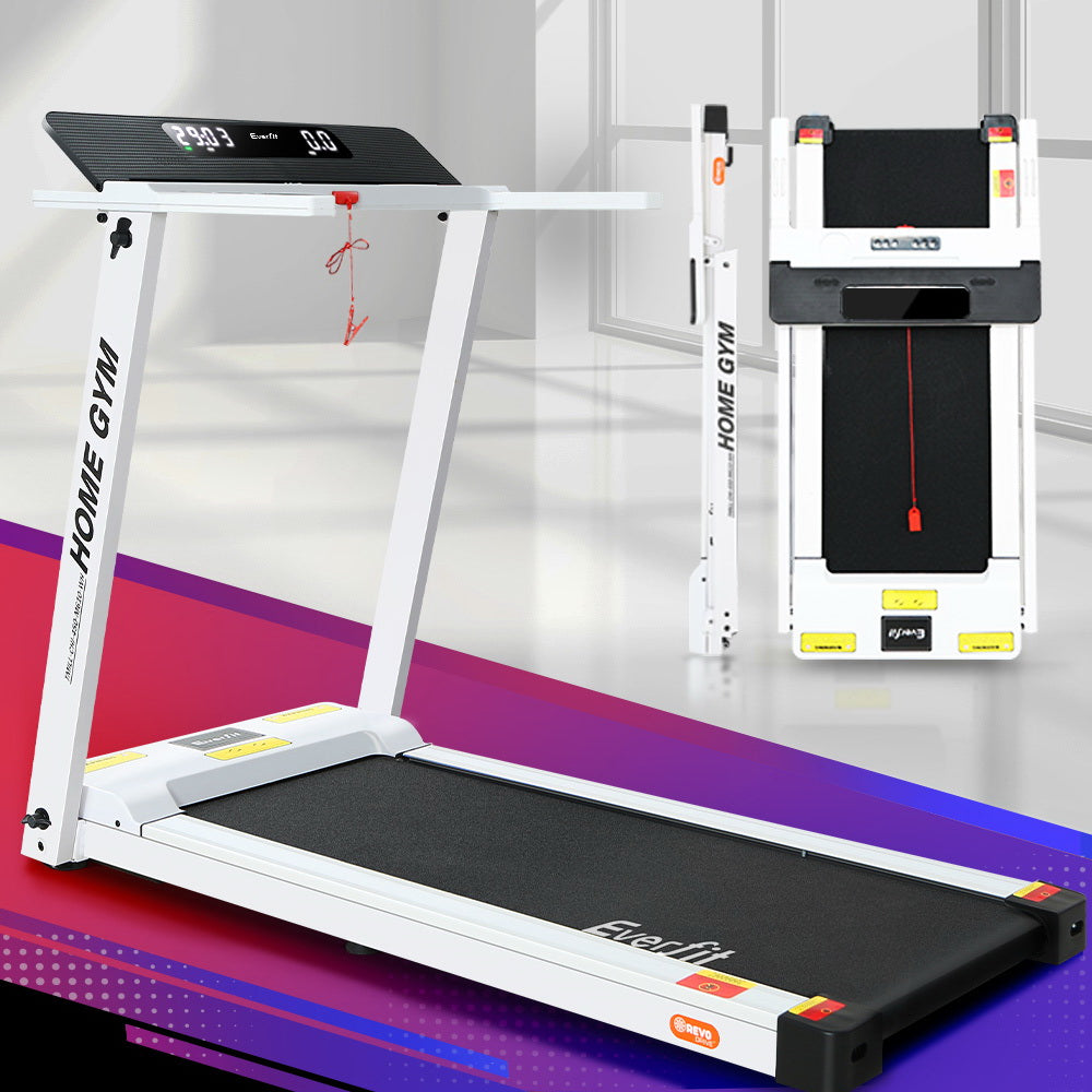 450Mm - Treadmill Electric Home Gym Fitness Exercise Fully Foldable 450Mm White