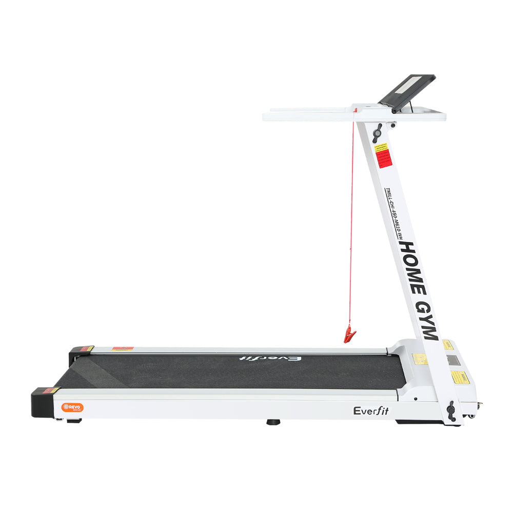 Treadmill Electric Home Gym Fitness Exercise Fully Foldable 450Mm White