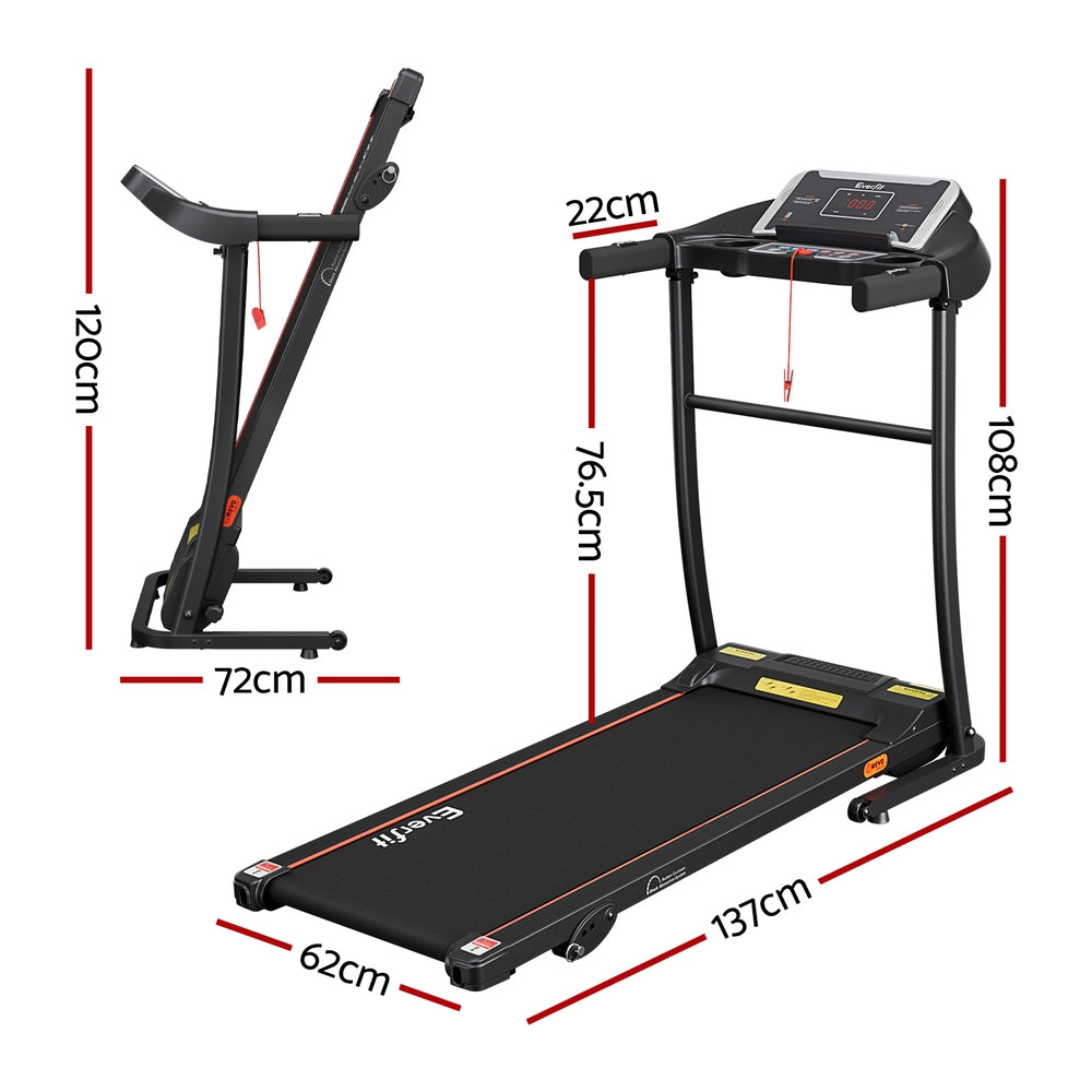 Treadmill Electric Home Gym Fitness Exercise Machine Incline 400Mm