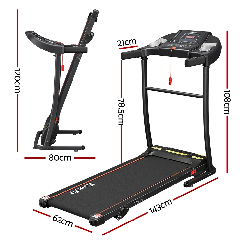 Treadmill Electric Home Gym Fitness Exercise Equipment Incline 400Mm
