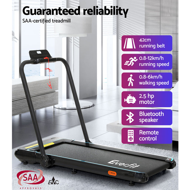 Treadmill Electric Walking Gym Fitness 420Mm Remote