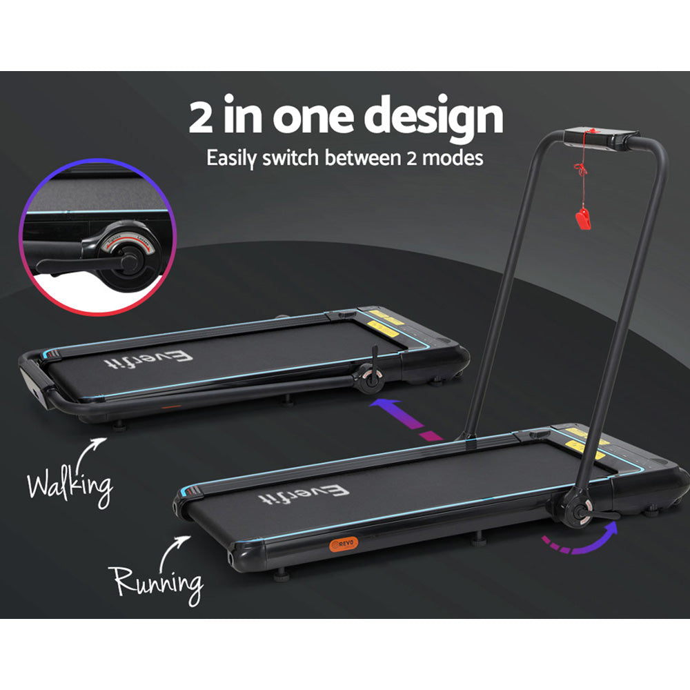 420Mm - Treadmill Electric Walking Pad Under Desk Home Gym Fitness 420Mm Remote