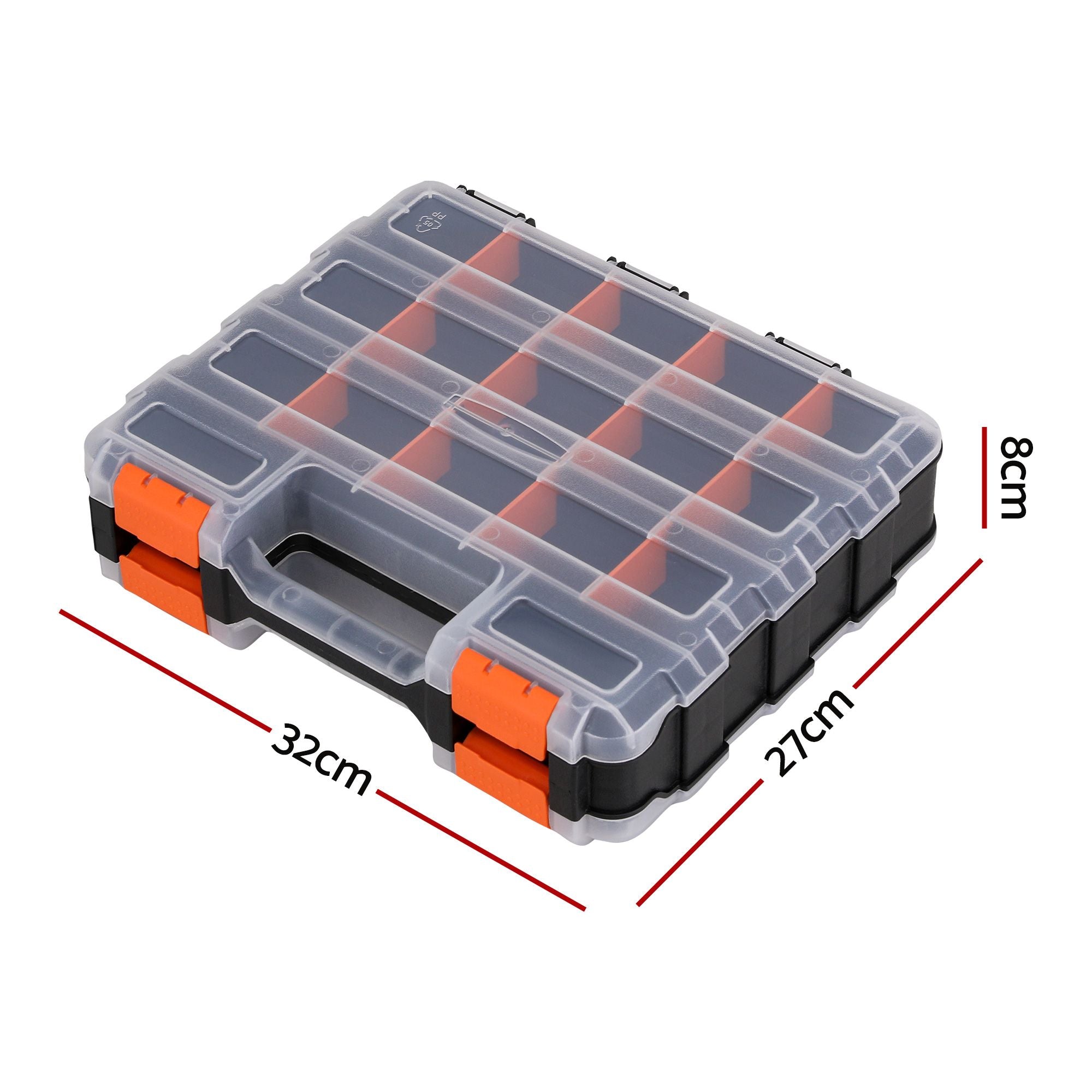 34 Compartment Tool Box Organiser Storage | Simpledeals