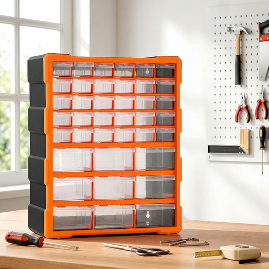 39-Drawer Tool Storage Cabinet Hardware Organiser