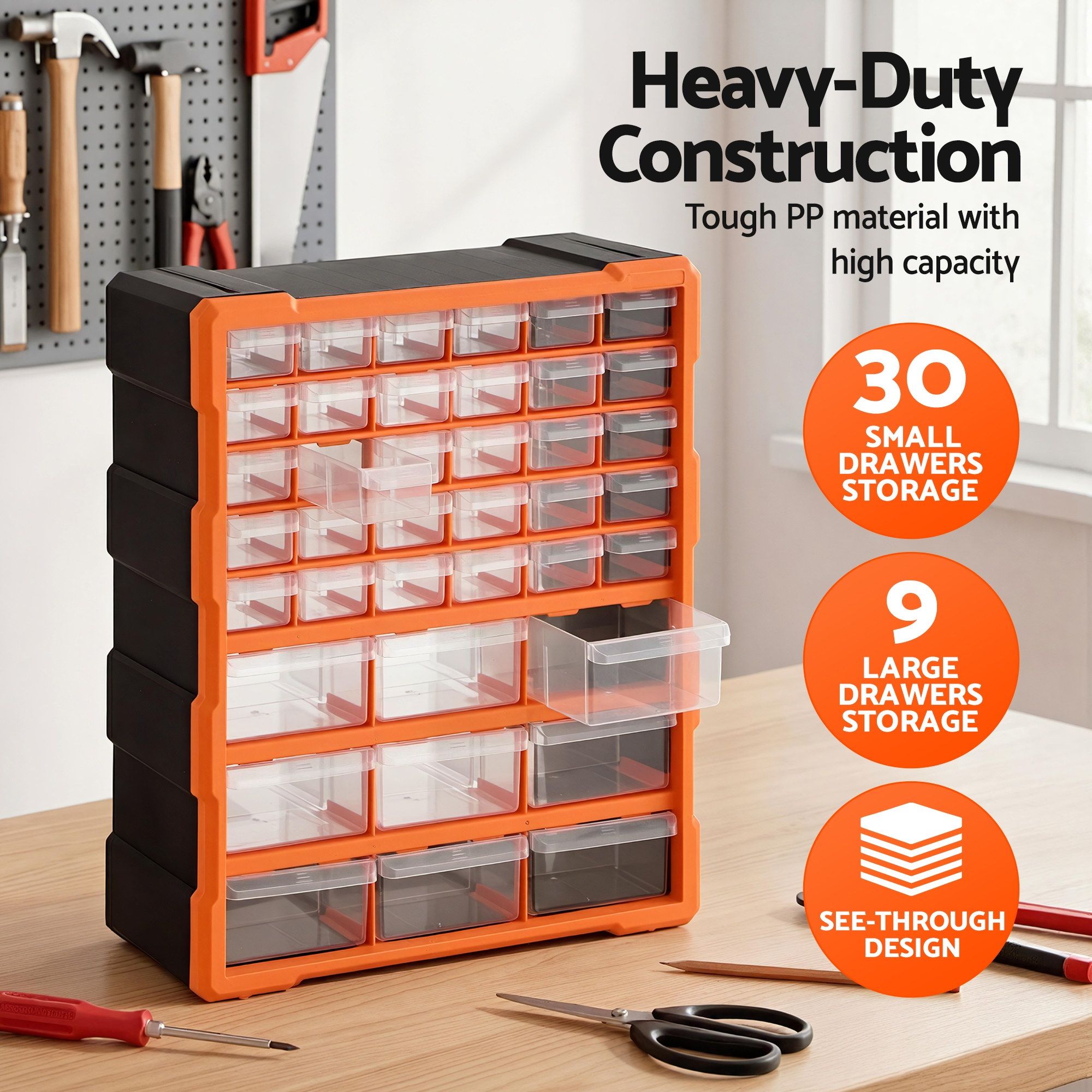 39-Drawer Tool Storage Cabinet Hardware Organiser | Simpledeals
