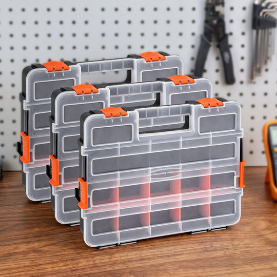 Tool Box Organiser 3 Pack 17 Compartment