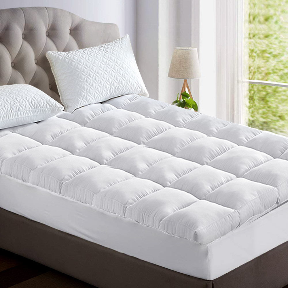 King Single Mattress Topper Pillowtop Bamboo