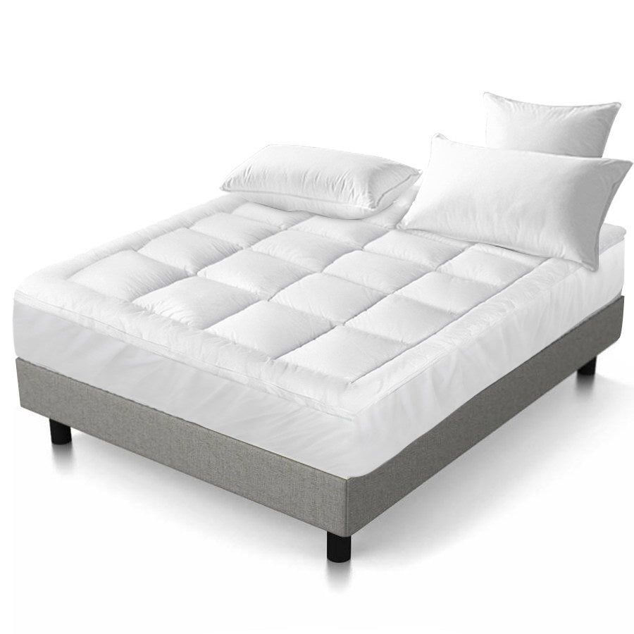 King Single Mattress Topper Pillowtop Bamboo