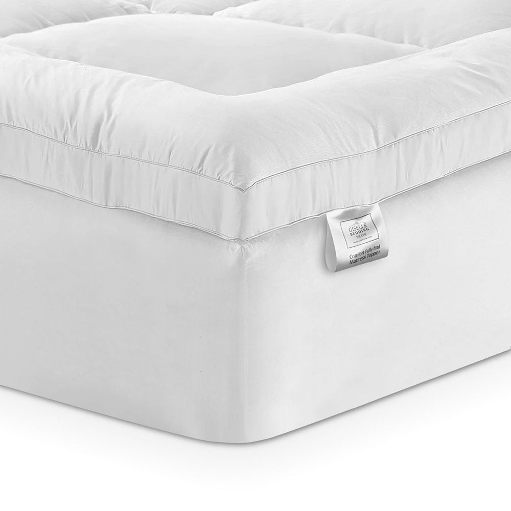 Single Mattress Topper Pillowtop Bamboo Soft Quilted Bed Overlay