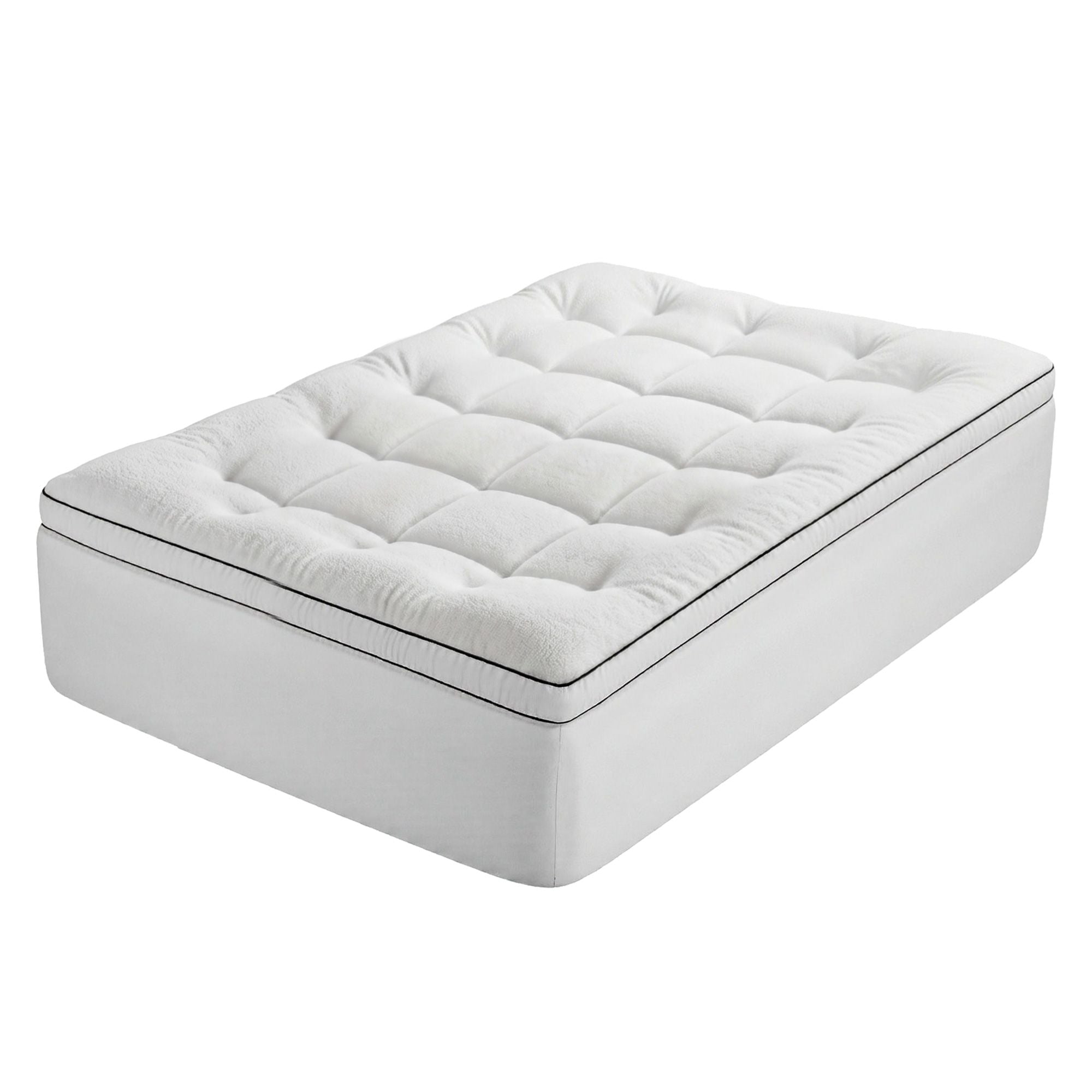 Double Mattress Topper 5cm Coral Fleece | Simpledeals