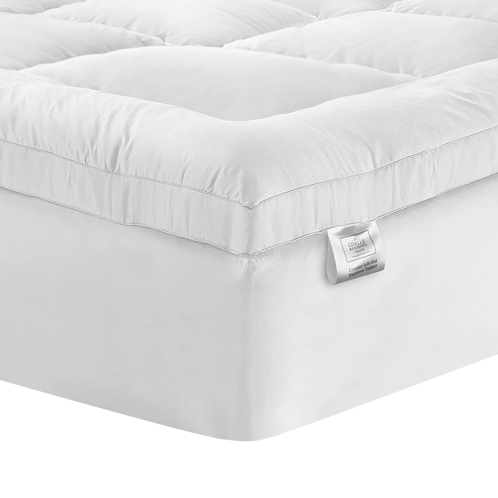 King Single Mattress Topper Pillowtop 1000GSM Microfibre Filling Protector