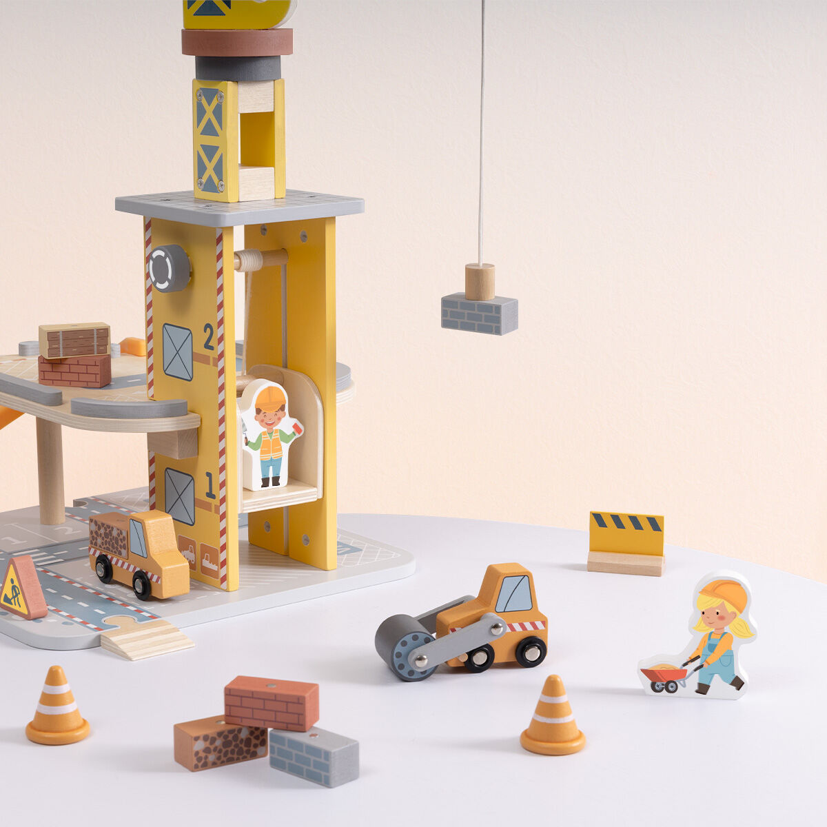 Construction Crane Play Set 40x29x47cm