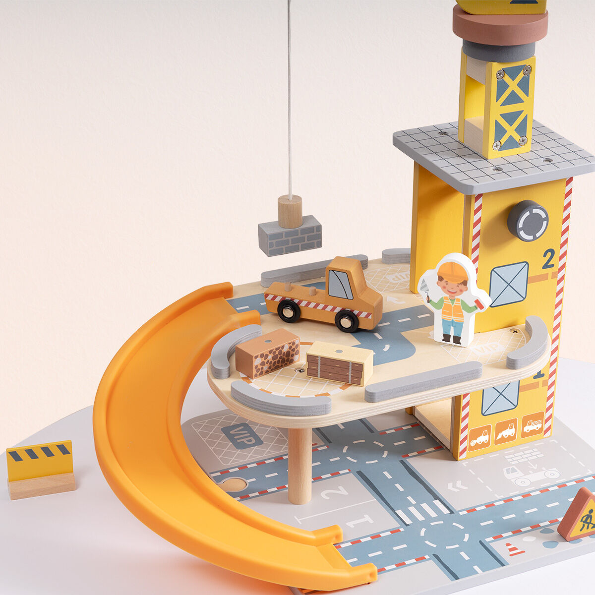 Construction Crane Play Set 40x29x47cm