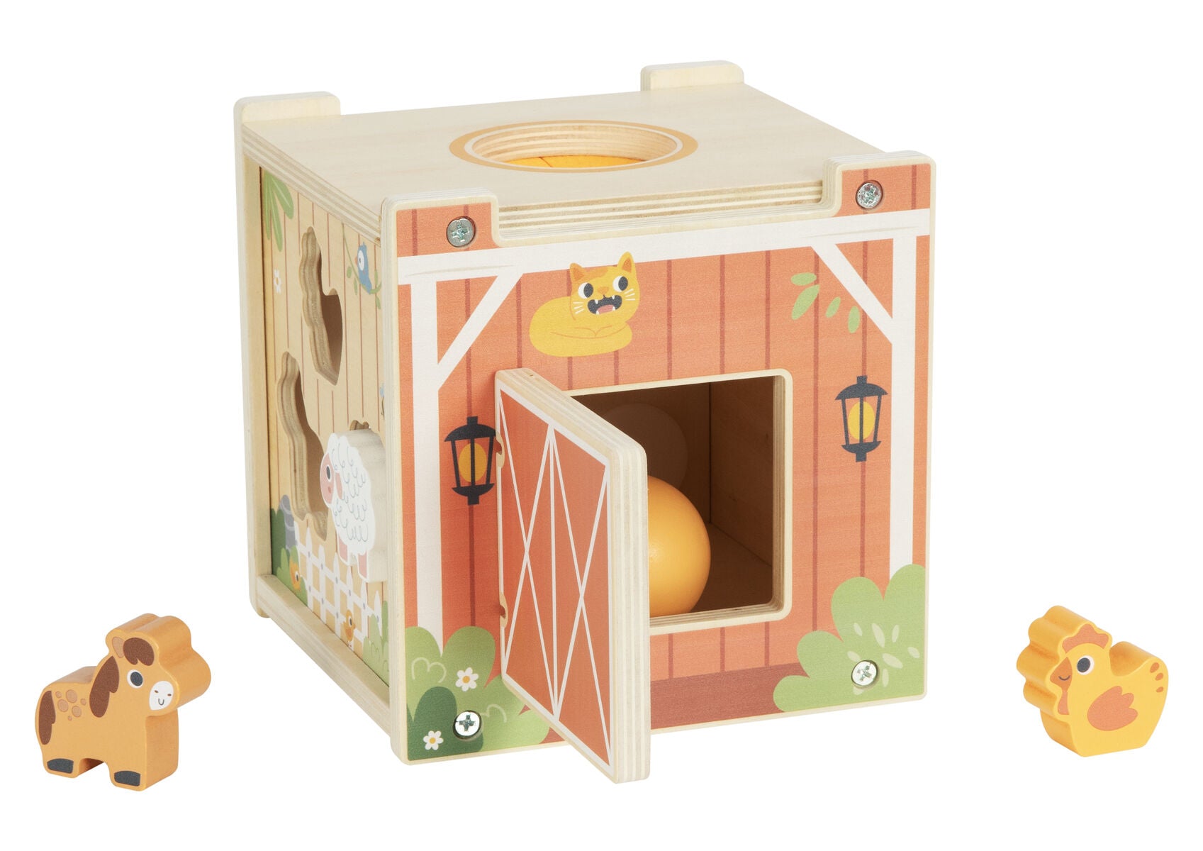Farm Playhouse Interactive Toy 17x16.5x23.8cm