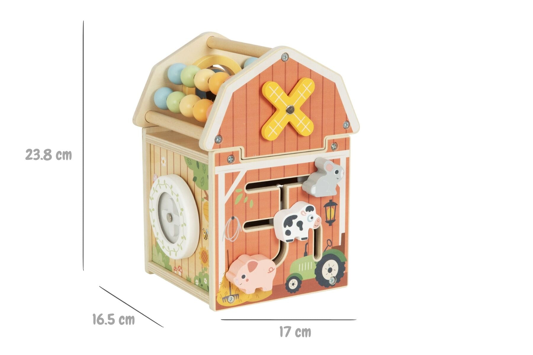 Farm Playhouse Interactive Toy 17x16.5x23.8cm
