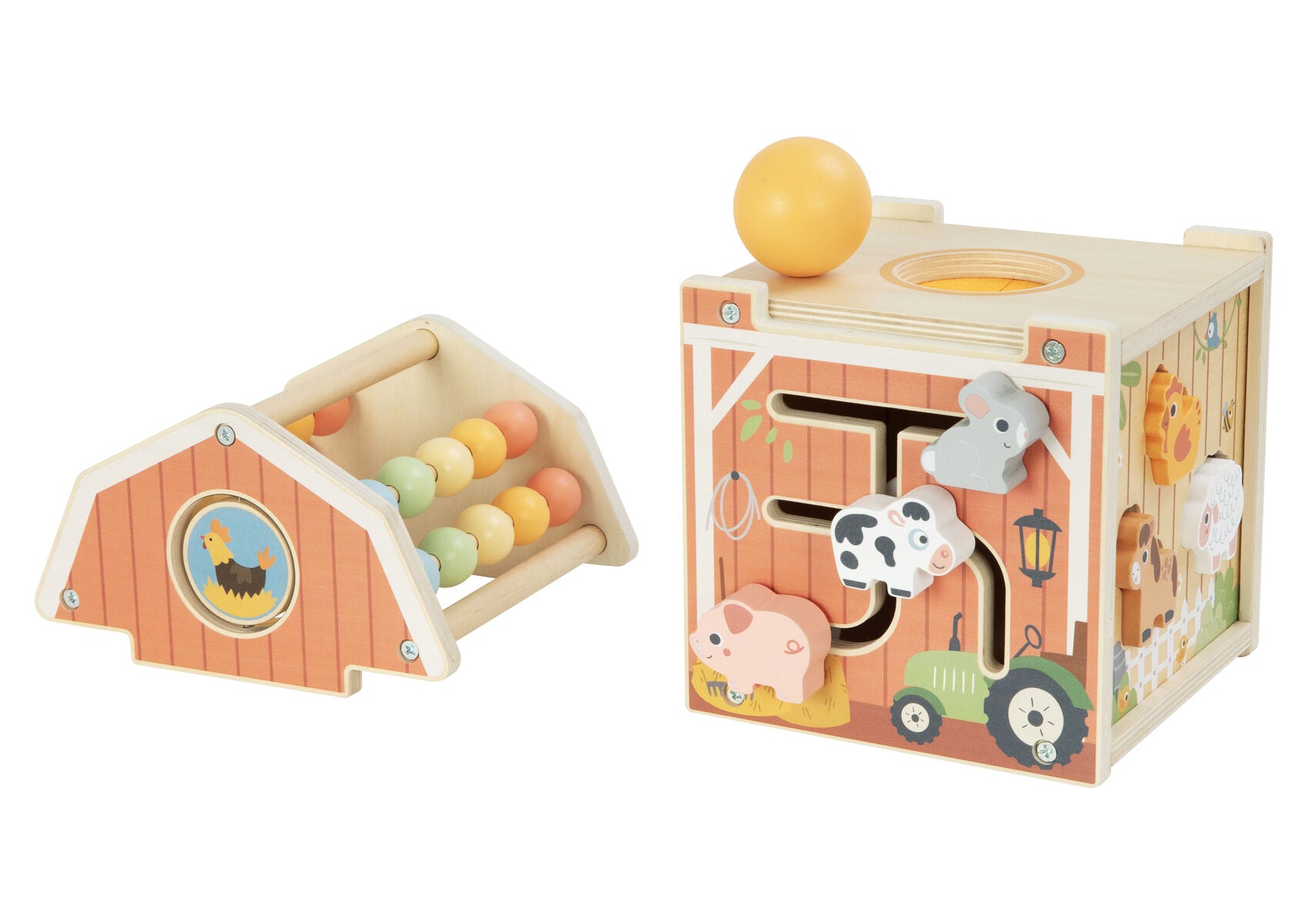 Farm Playhouse Interactive Toy 17x16.5x23.8cm