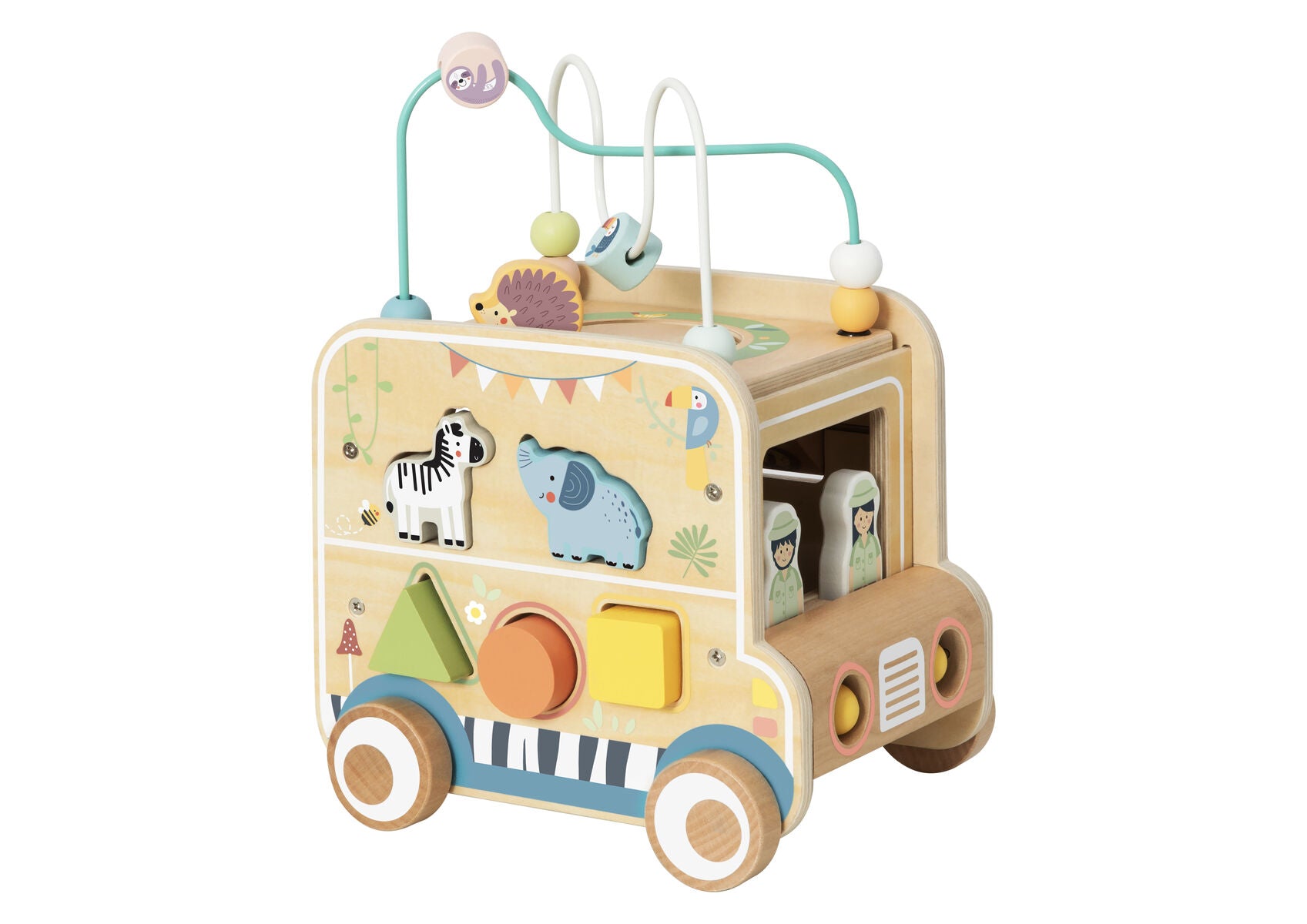 Safari Vehicle Toy Playset 22.5x18.5x28cm