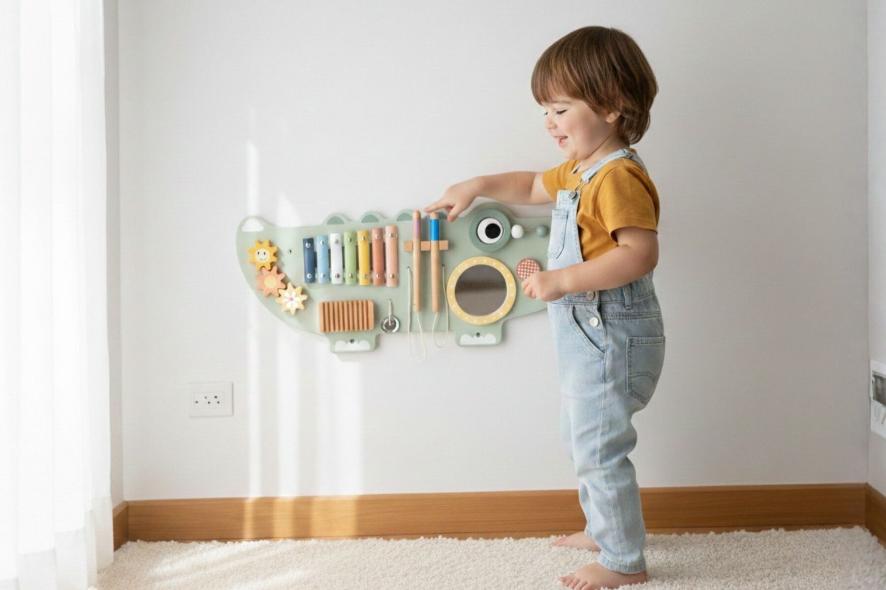 Activity Wall With Music Features 60x4x23.5cm