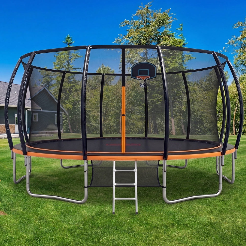 16ft Kids Trampoline Set 488x488x263cm