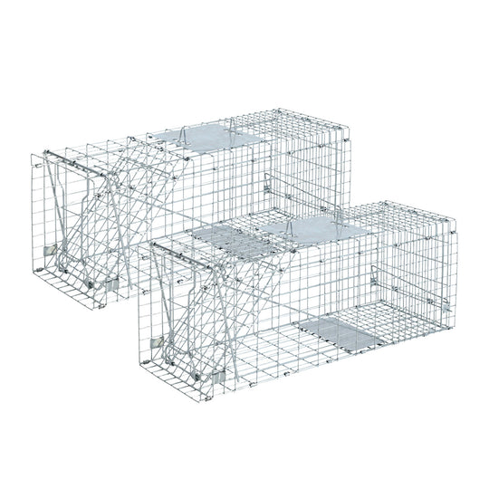 2X Animal Trap Cage Possum 66X23Cm - Animal Traps