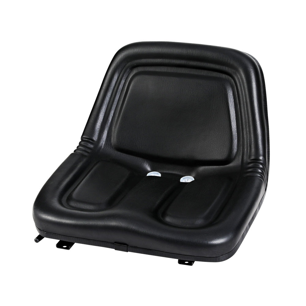 Leather finish - Tractor Seat with Backrest - PU Leather Universal