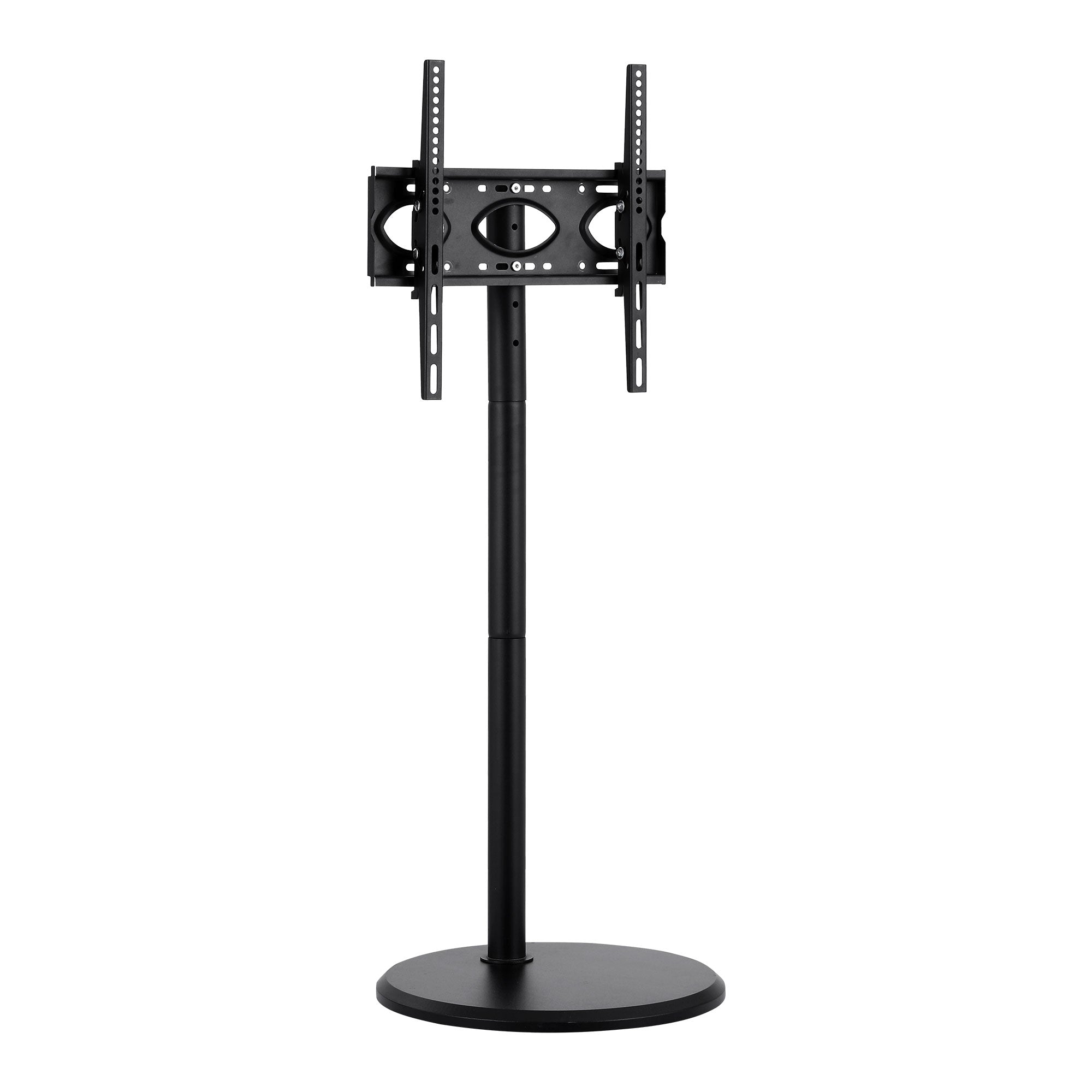 32-55 Inch Mobile TV Stand with Wheels Adjustable Height Tilt Floor Mount