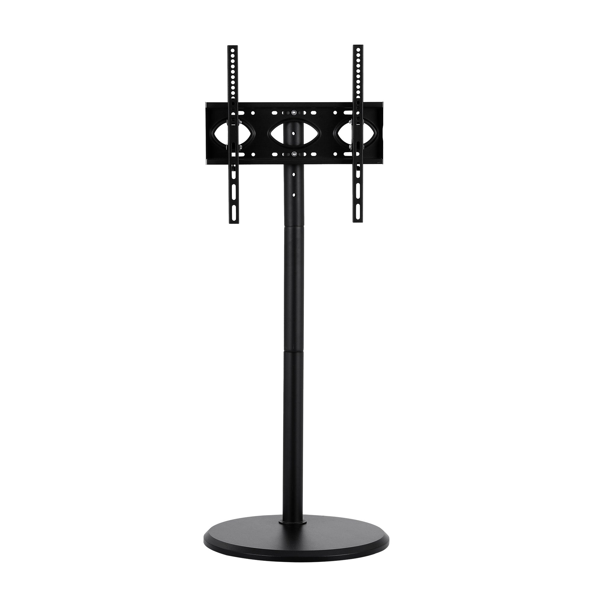 32-55 Inch Mobile TV Stand with Wheels Adjustable Height Tilt Floor Mount
